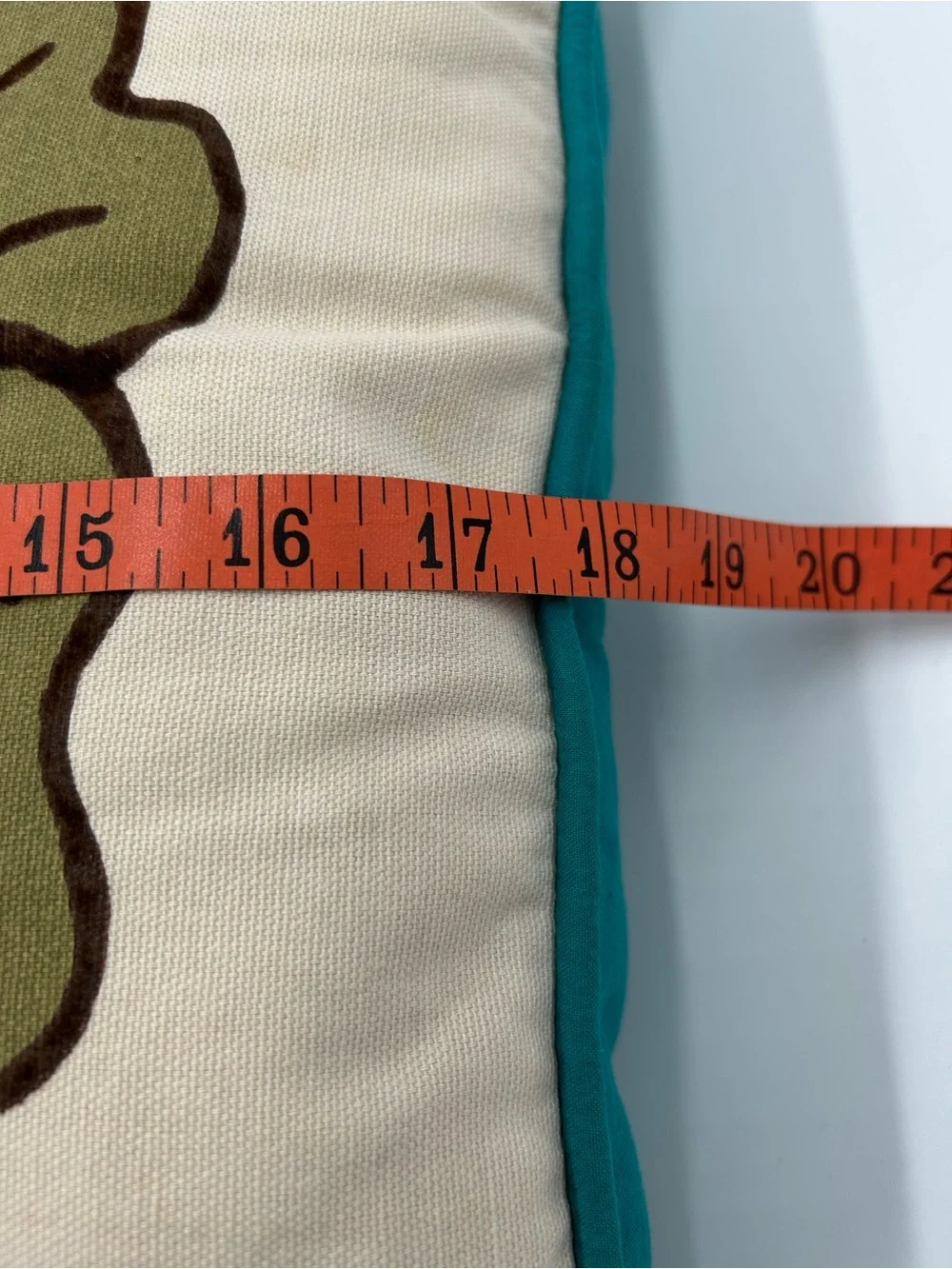 Pier 1 Teal and Olive Floral Embroidered Sequined Accent Pillow
